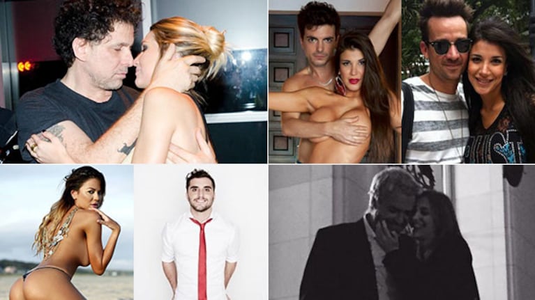 Calamaro y Breque; Rincón, entre Sergi y Chano; Jelinek con el Agapornis y Petti con joven novia. (Fotos: Web)