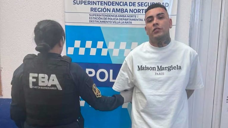 Callejero Fino detenido (Foto: Policía Bonaerense)