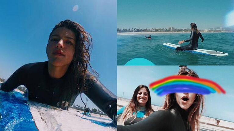 Calu Rivero, convertida en la diosa del surf en California: ¡fotos y video de su nueva aventura!
