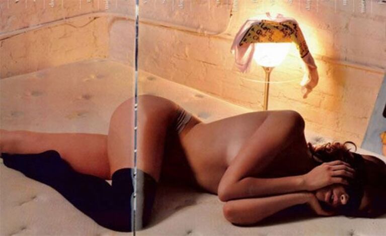 Calu Rivero, infartante en el calendario 2013 de Gente (Foto: Gente). 