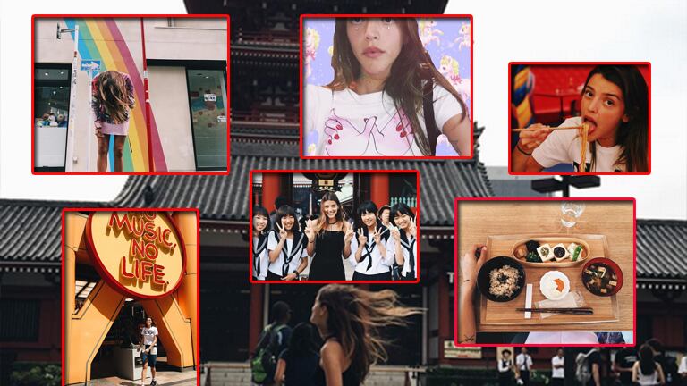 Calu Rivero mostró en Instagram sus fotos de su exótico viaje a Japón. 