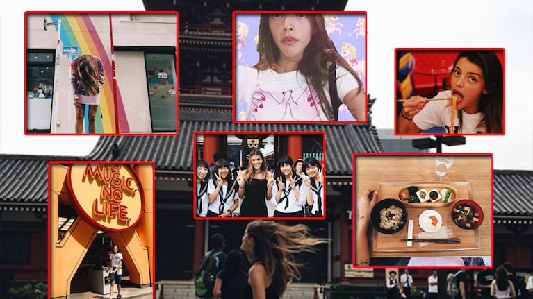 Calu Rivero mostró en Instagram sus fotos de su exótico viaje a Japón. 