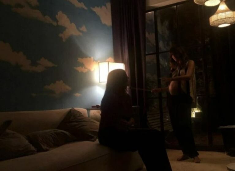 Calu Rivero mostró fotos del cuarto de su hijo inspirado en el cielo
