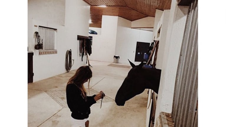 Calu Rivero: "Retratando su tremenda belleza" (Foto: Instagram)