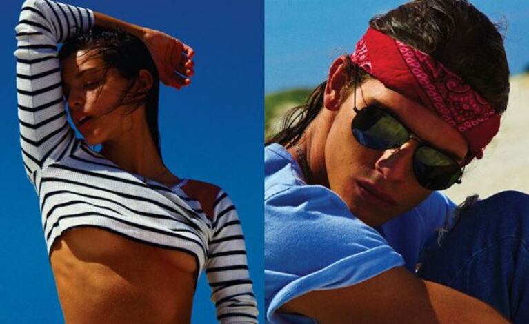 Calu Rivero se animó a un topless para una campaña de ropa. (Foto: @aynotdeadOK)