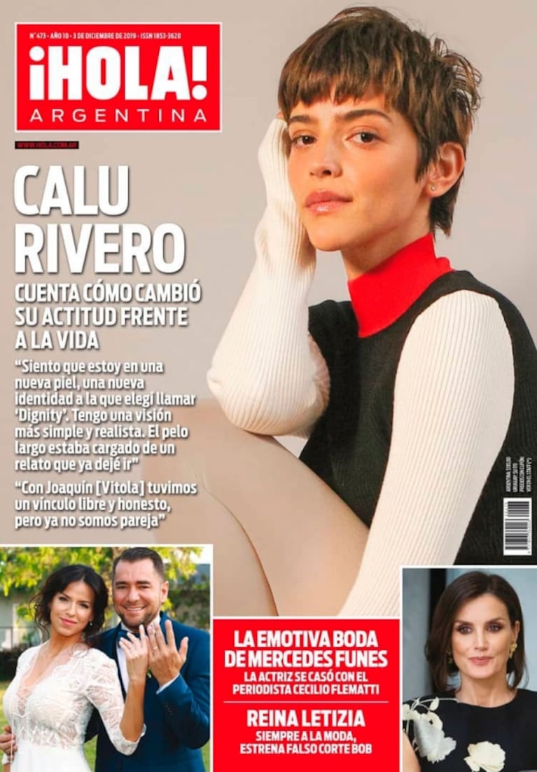 Calu Rivero, separada, con nuevo look y otra 'identidad': "Elegí llamarme Dignity porque siento que estoy en una nueva piel"