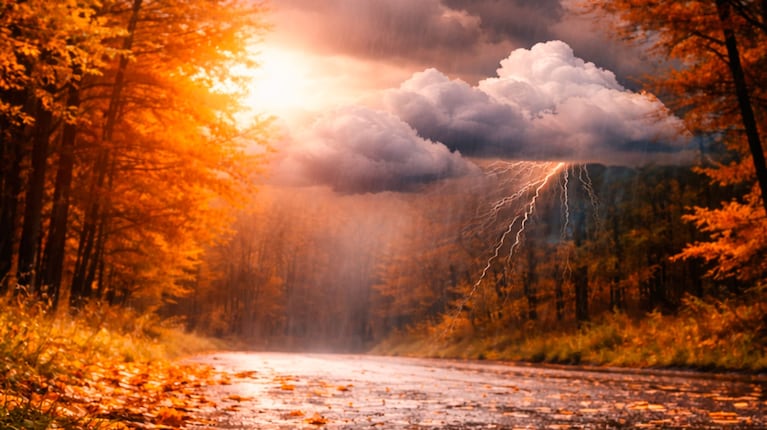 Cambio de clima en Argentina: cómo estará el tiempo en los primeros días de abril (foto creada con IA)