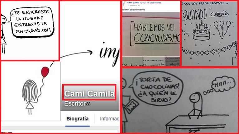 Cami Camila y sus historietas furor en Facebook: "Renuncié a mi trabajo y me voy a dedicar a esto full time"