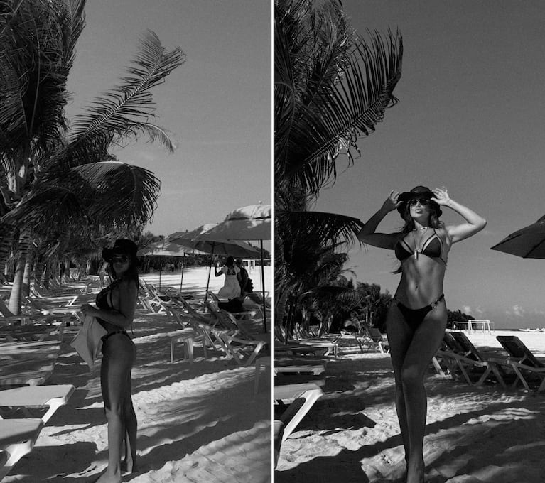 Cami Homs deslumbró con una jugada microbikini negra (Foto: Instagram @camihoms)