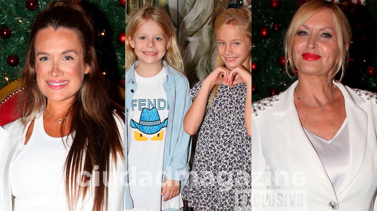 Cami Homs, Dionisio Mendoza, Matilda Salazar y Yuyito González en el estreno de Una Mágica Navidad (Fotos: Movilpress).