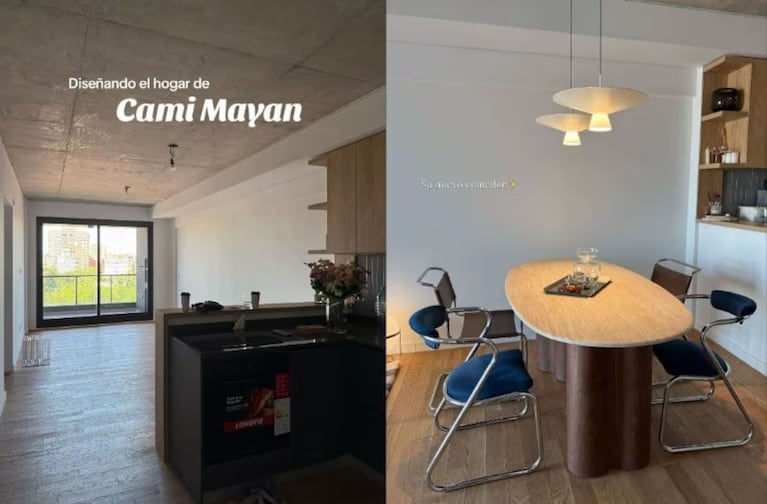 Cami Mayan mostró su casa y sorprendió con cada detalle de la decoración. CRÉDITO: Instagram