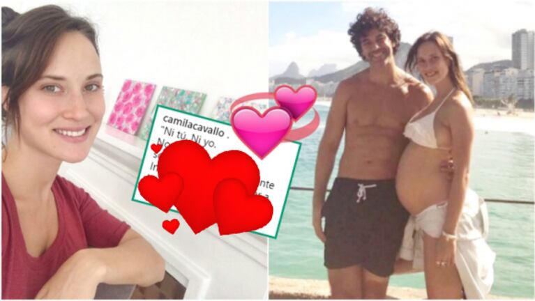 Camila Cavallo mostró su súper panza de 7 meses y le dedicó un tierno mensaje a Mariano MartínezCamila Cavallo mostró su súper panza de 7 meses y le dedicó un tierno mensaje a Mariano Martínez (Fotos: Instagram)
