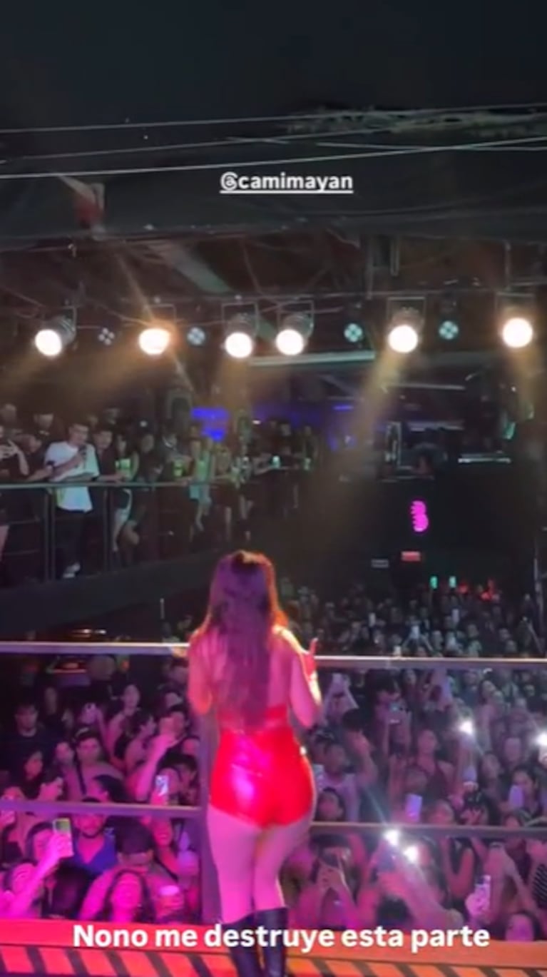 Camila como rockstar. Foto: IG | camimayan