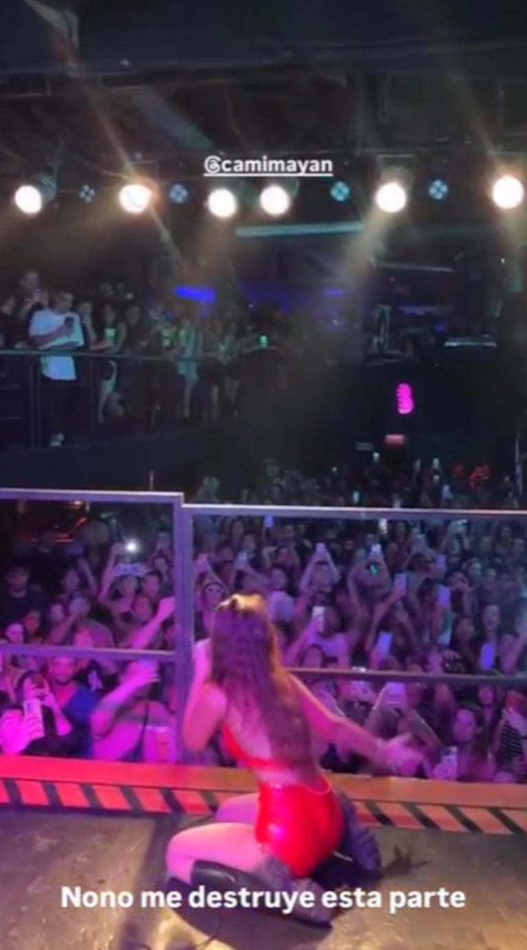Camila como rockstar. Foto: IG | camimayan