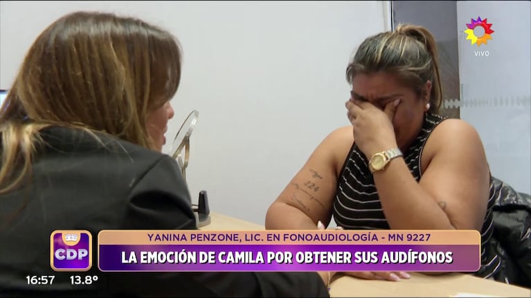 Camila Deniz en Cuestión de Peso (Foto: captura de eltrece).