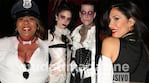 Camila Deniz, Melody Luz y Alex Caniggia, Silvina Escudero en la noche de Halloween (Fotos: Movilpress).