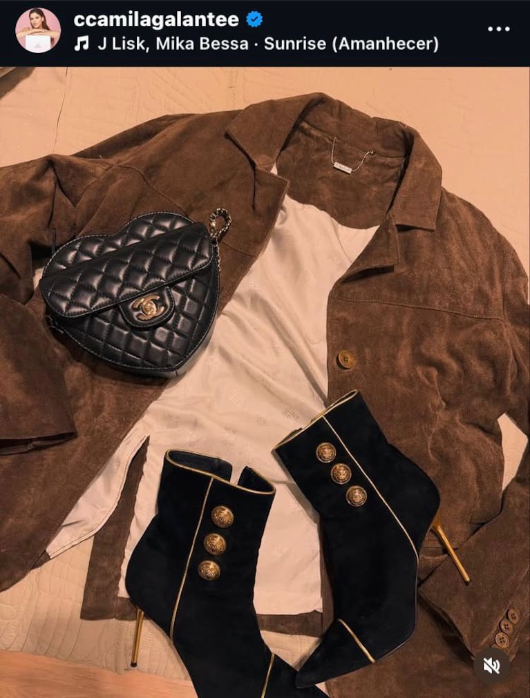 Camila Galante marca tendecia con sus looks (Foto: Instagram/@ccamilagalantee).