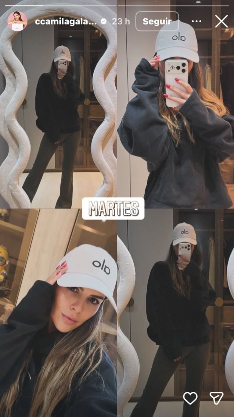 Camila Galante y la prenda sporty que vuelve a ser tendencia (Foto: Instagram/@ccamilagalantee).