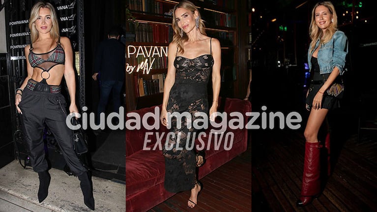 Camila Homs, Eli Sulichin y más famosos en un evento de María Vázquez (Fotos: Movilpress)