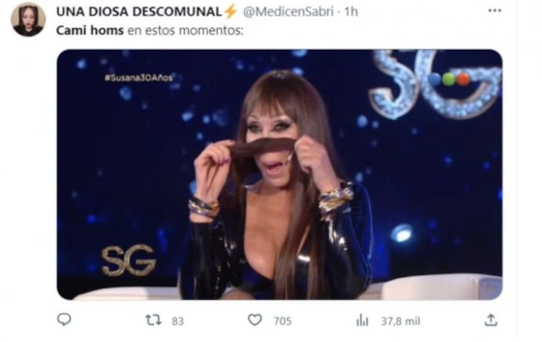 Camila Homs es tendencia tras la separación de Rodrigo de Paul y Tini Stoessel: los memes más divertidos