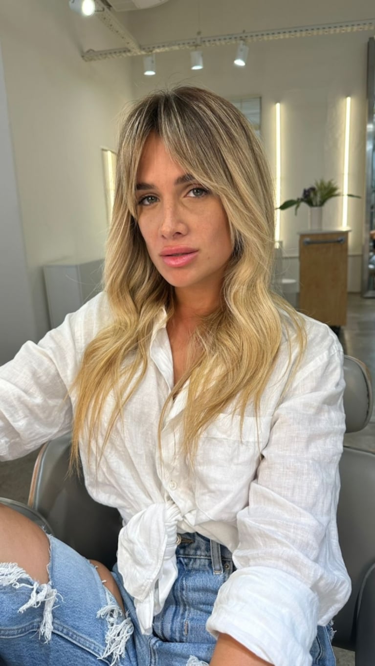 Camila Homs sorprendió con un cambio de look antes de viajar a España 