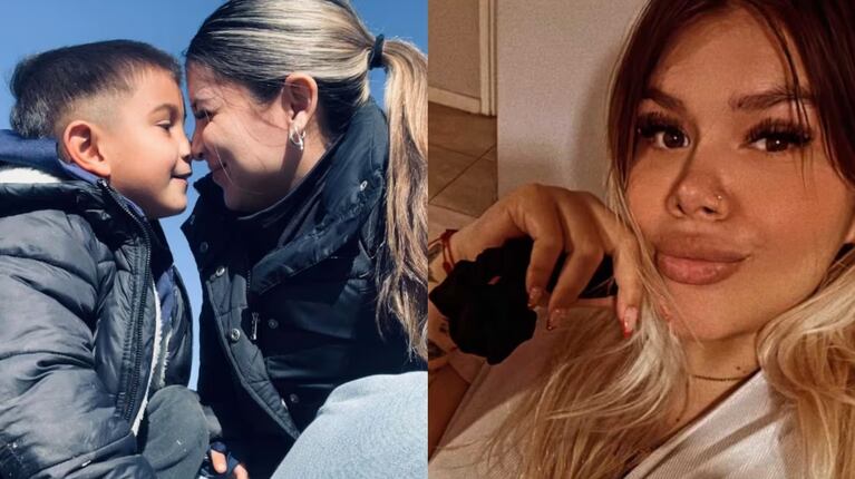 Camila, la novia de Facundo Ambrosioni, se muestra muy unida al hijo de More Rial. (Foto: Instagram/caamtri - moorerial)