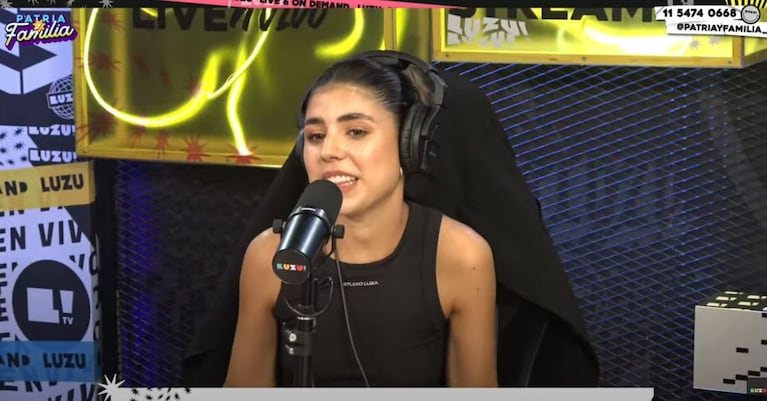 Camila Mayan en Luzu TV.