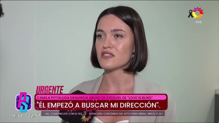 Camila Pittaluga denunció a Ezequiel Ingrassia de Love is Blind.