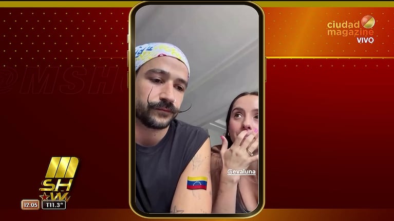 Camilo y Evaluna se sumó a las ayudas por la tragedia de Venezuela (Foto: captura de Mshow).