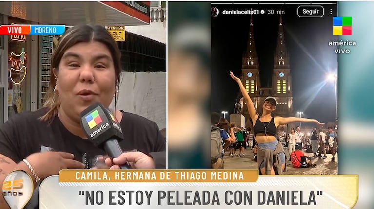 Camilota contó que le fe le salvó la vida (Foto: Intrusos)