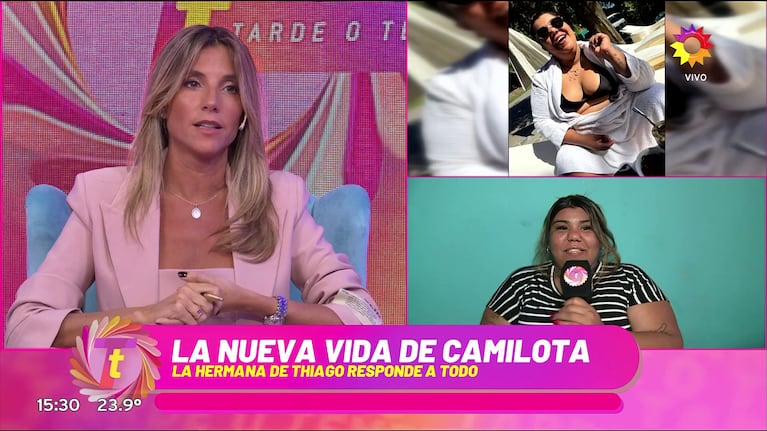 Camilota en Tarde o Temprano (Foto: captura de eltrece).