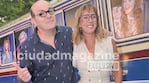 Campi y Dani La Chepi estrenaron Papá por Siempre (Foto: Movilpress).