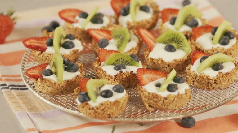 Canastitas de granola: seguí esta receta y disfruta de una opción única en tus tardes