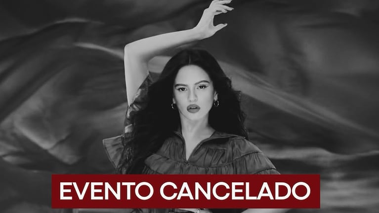 Cancelaron un evento de Rosalía en Córdoba por el clima hostil