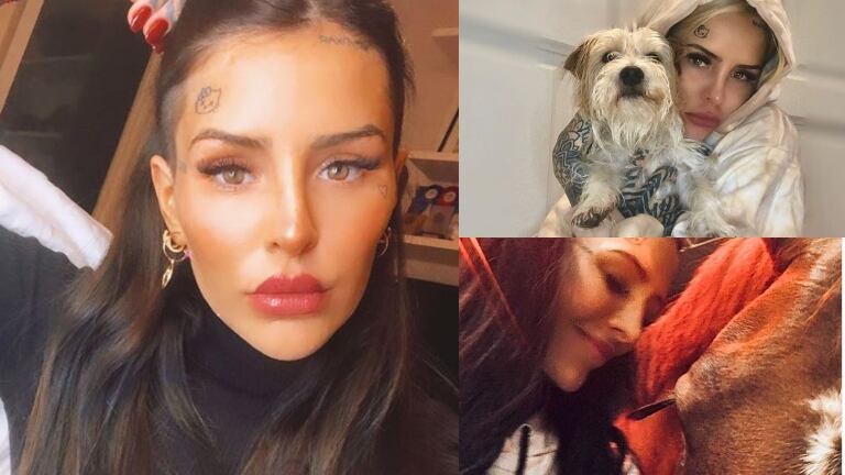 Cande dijo que encontró en los animales un apoyo para superar la anorexia.