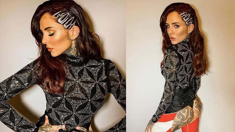 Cande lució un prenda reveladora: un pantalón colaless.