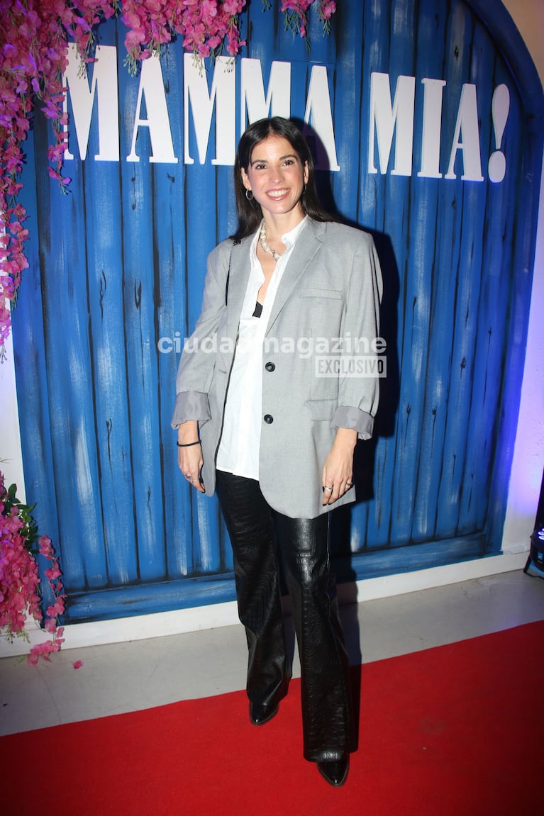 Cande Molfese en el estreno de Mamma Mia (Foto: Movilpress).