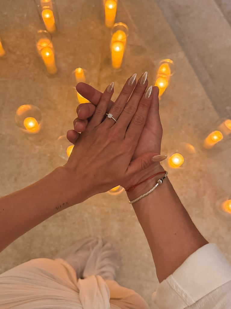 Cande Ruggeri anunció su casamiento con Nicolás Maccari. CRÉDITO: Instagram