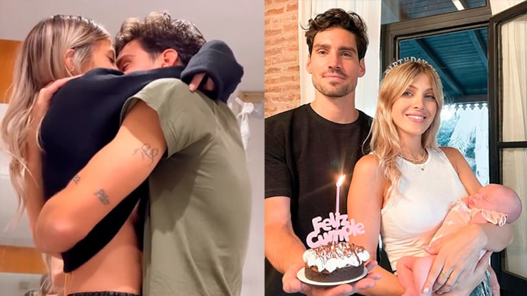 Cande Ruggeri compartió este dulce video de cuando se enteró de que estaba embarazada por primera vez.
