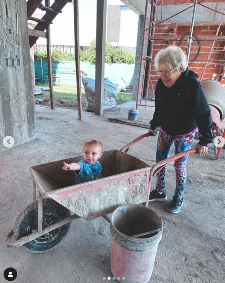 Cande Ruggeri mostró cómo avanza la construcción de su nueva casa en un barrio privado: las impactantes fotos