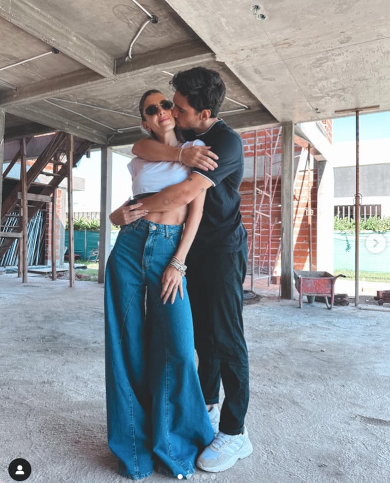 Cande Ruggeri mostró cómo avanza la construcción de su nueva casa en un barrio privado: las impactantes fotos