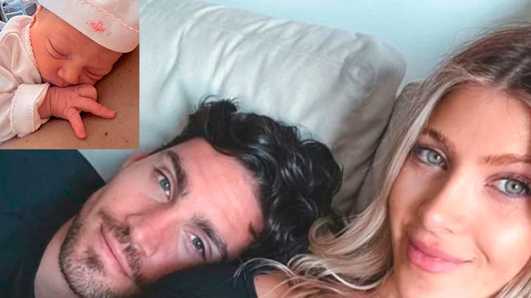 Cande Ruggeri mostró la cara de Vita y le dedicó un tierno mensaje: Gracias por elegirnos, chanchita nuestra