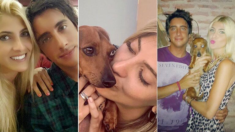 Cande Ruggeri visitó a la perrita de Santi Vázquez