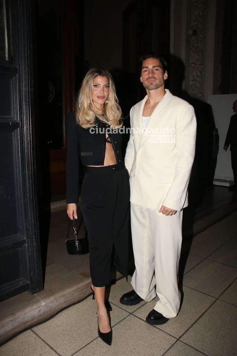 Cande Ruggeri y Nico Maccari brilló con su look en un evento de lujo (Foto: Movilpress).
