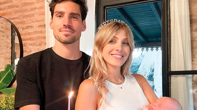 Cande Ruggeri y Nico Maccari compartieron las significativas fotos de su primera salida con su beba.