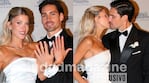 Cande Ruggeri y Nicolás Maccari se casaron y mostraron sus looks (Fotos: Movilpress).