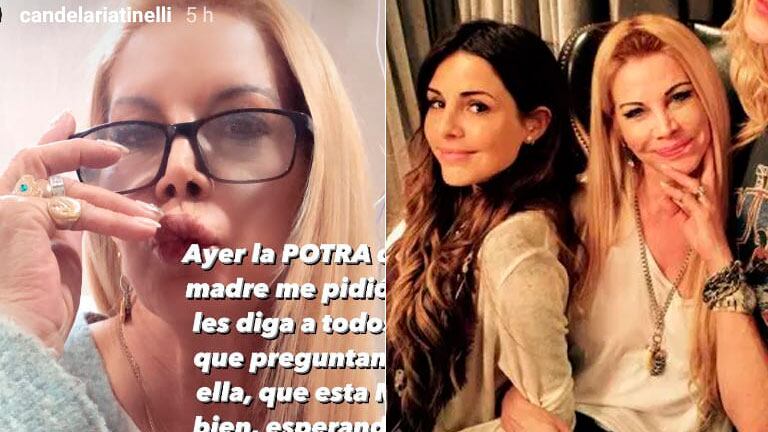 Cande Tinelli compartió una imagen de su mamá, Soledad Aquino, y contó cómo está de salud: Es un toro