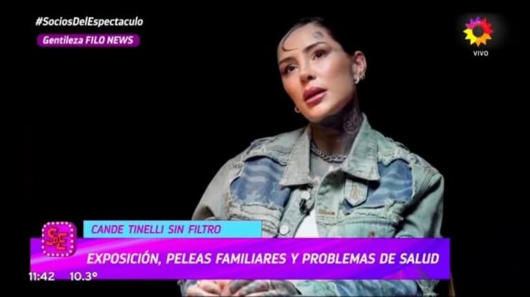 Cande Tinelli contó cómo empezó a vender contenido erótico: "Me va muy bien"