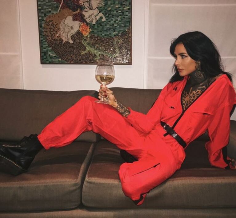 Cande Tinelli jugó a ser una de las protagonistas de La Casa de Papel