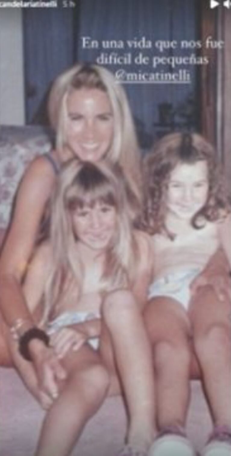 Cande Tinelli le dedicó a Mica divertidas fotos por sus 33 años: "La mejor hermana que una puede tener"